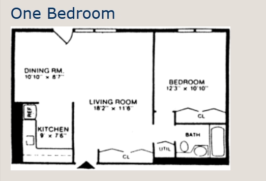 1BR/1BA - King Street Commons