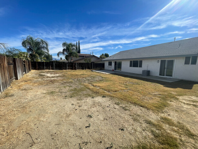 Back yard looking East - 25770 Mariposa St