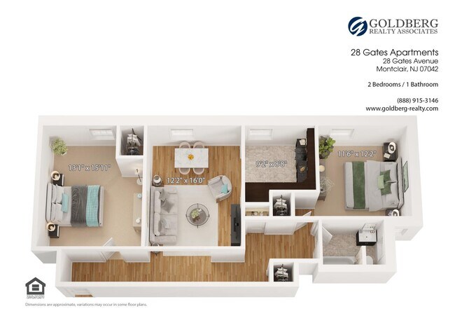 Floorplan - 28 Gates Avenue Apartments