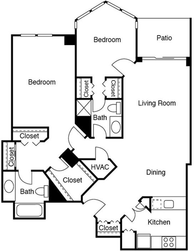 Floorplan - 2501 Porter