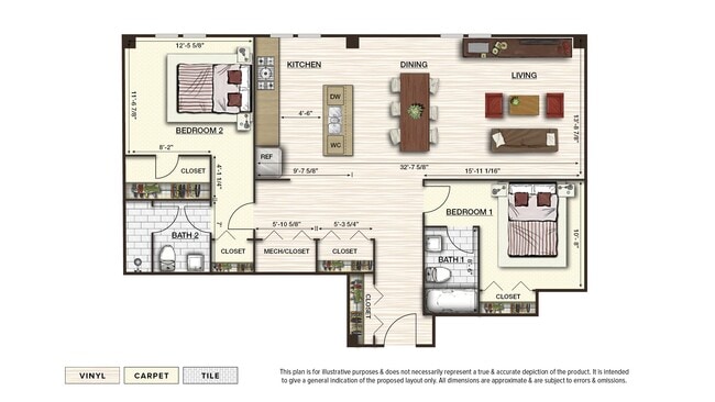 Floorplan - The Pinnacle @ 65