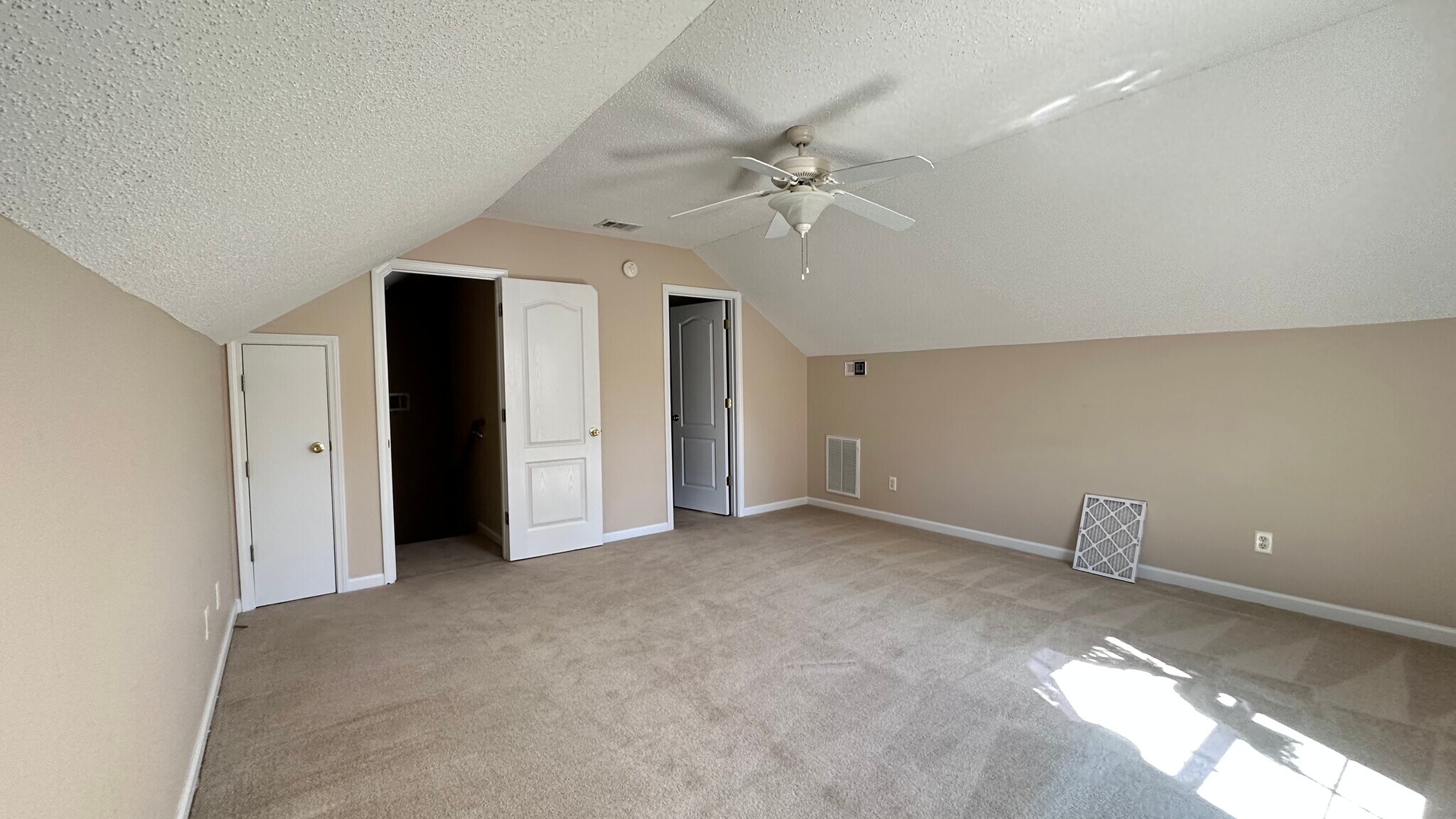 Looking at bonus room - 145 White Dogwood Ln