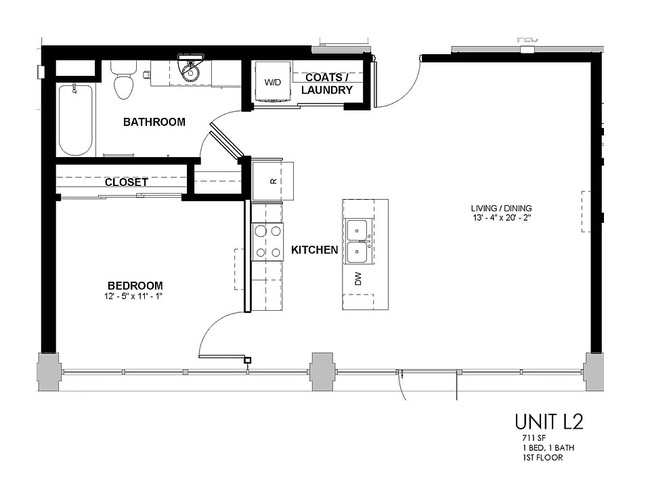 Floorplan - The Brenton Lofts