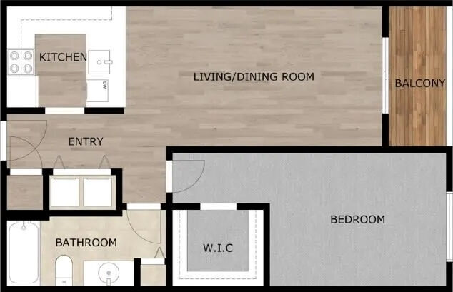 Floorplan - Ventura Park Plaza Apartments