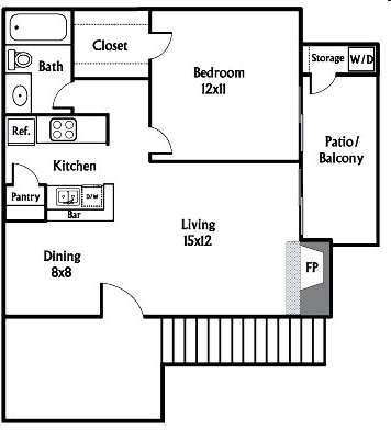 1BR/1BA - The Fielder