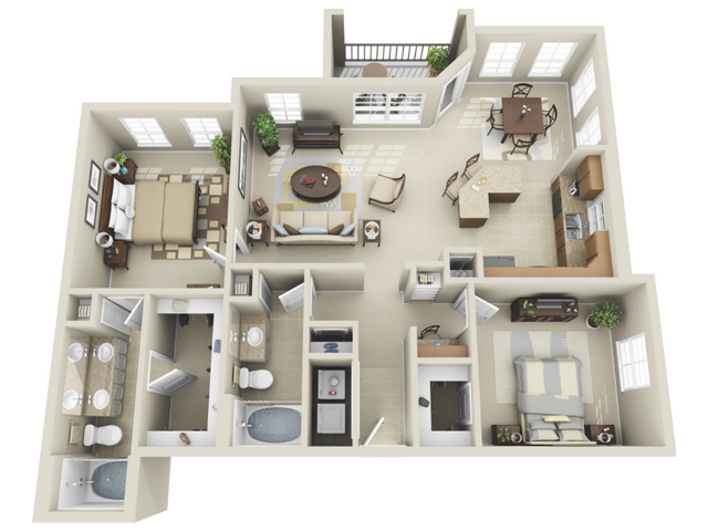 B2 Floorplan - Amalfi at Tuscan Lakes
