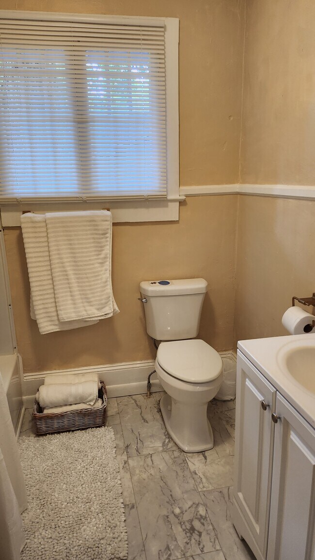 Newly renovated full bath. - 208 NW 3rd St