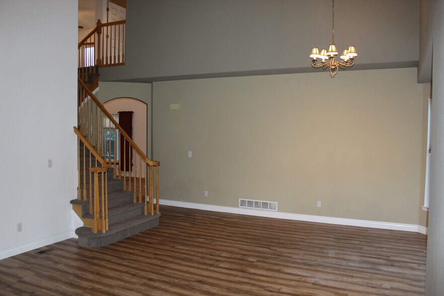 Curved staircase to Loft - 2720 South Cole Court