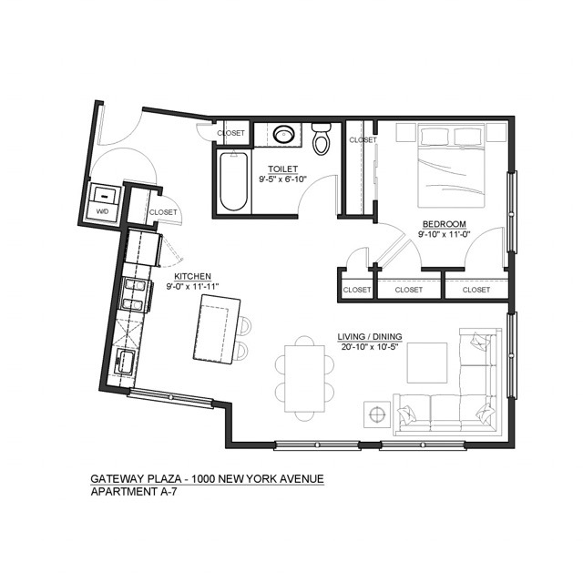 Floorplan: A7 - Gateway Plaza