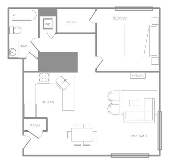 Floorplan - Liberties Walk and Townhomes