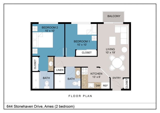 Floorplan - Tall Timber Apartments