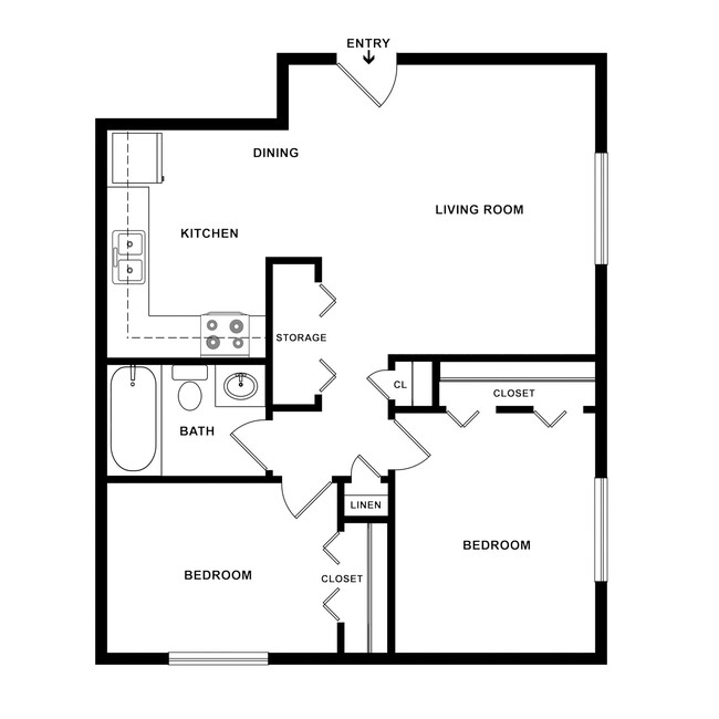 Floorplan - Norwalk Park Apartments