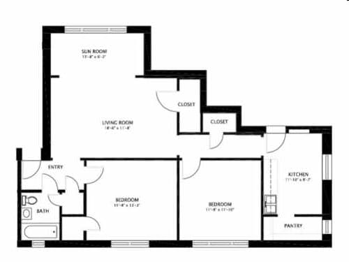 2BR/1BA - 5034-5046 S. Woodlawn Avenue