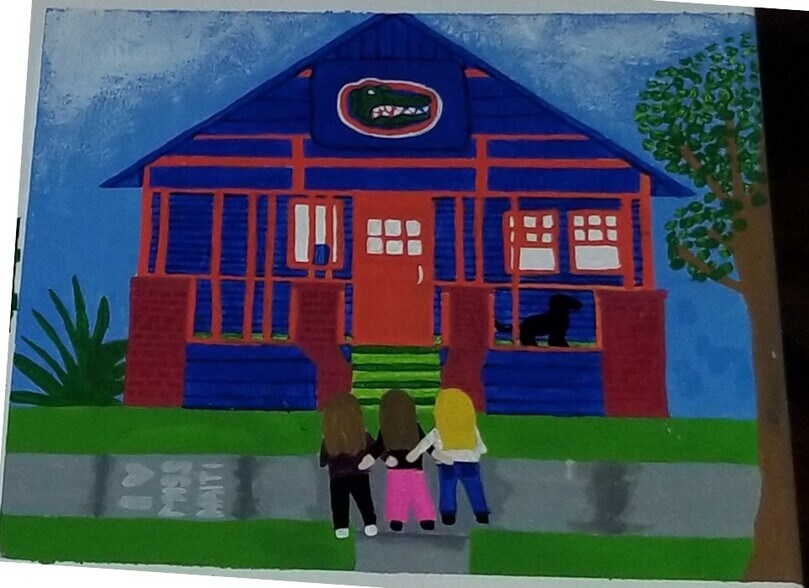 Our tenants memorialized their time in their Gator House.. - 208 NW 3rd St