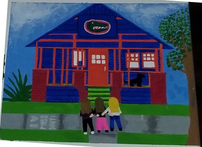 Our tenants memorialized their time in their Gator House.. - 208 NW 3rd St