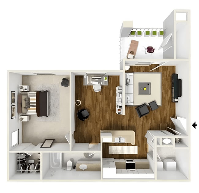 Floorplan - Legacy Apartment Homes