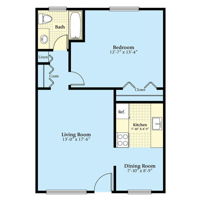 Floorplan - Plymouth House Apartments