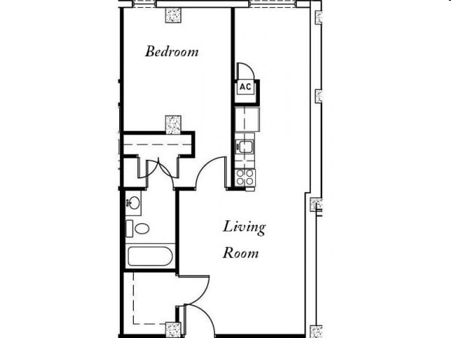 1BR/1BA - Flint Goodridge