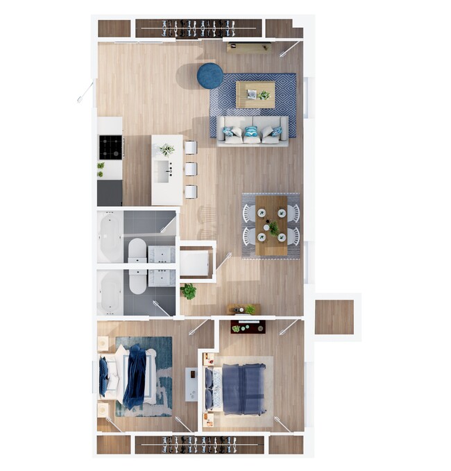 Floorplan - Colonial Flats