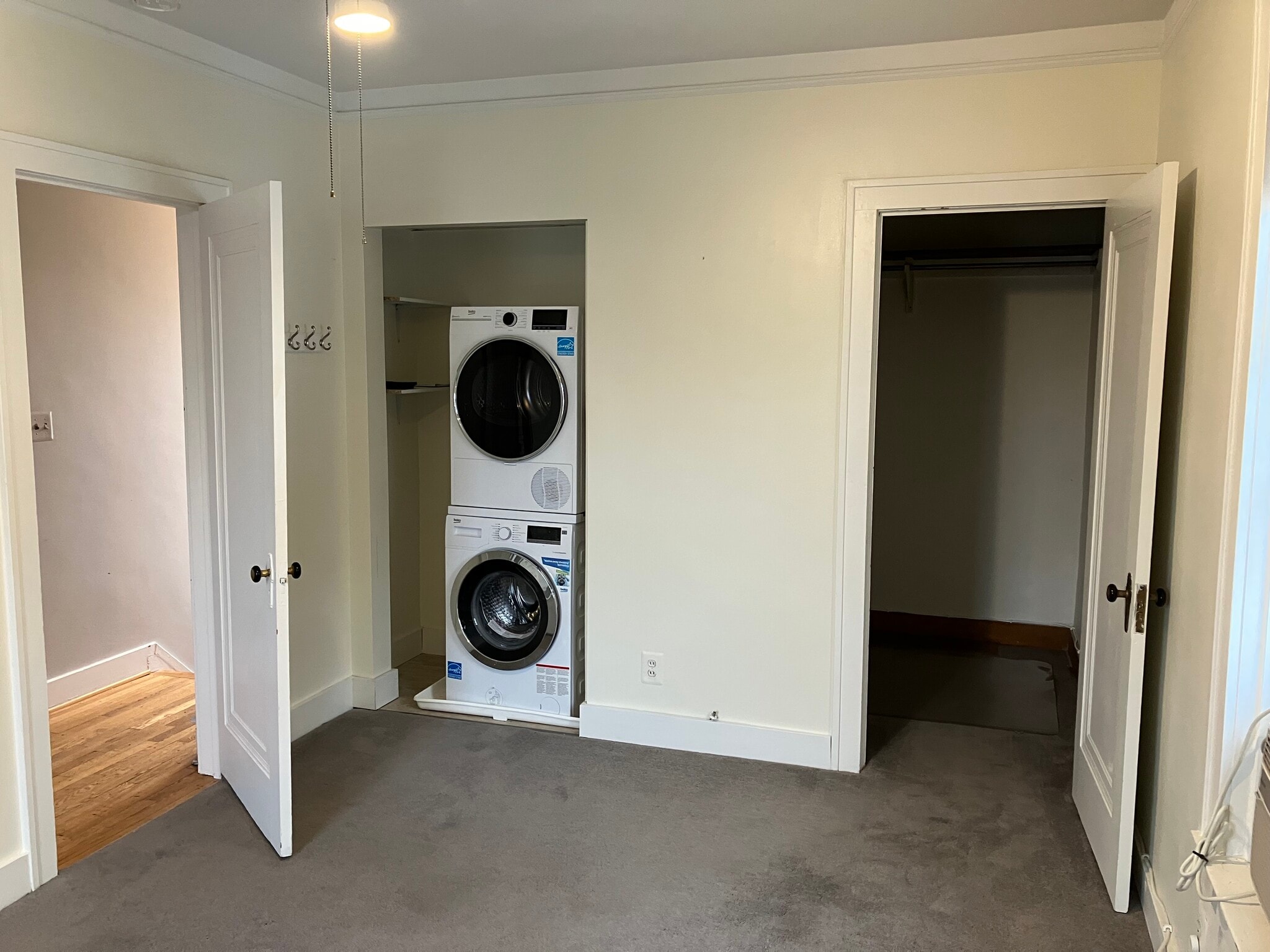 washer & dryer with closet in BR1 - 375 Fisher Rd