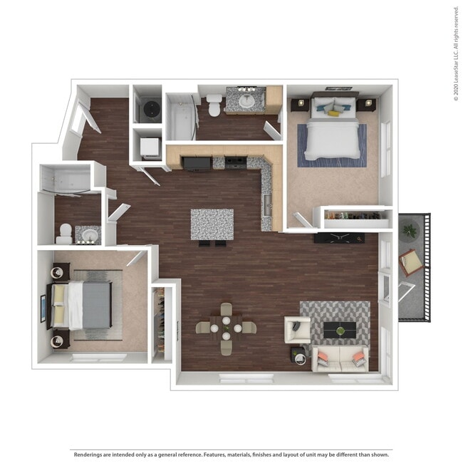 Floorplan - The Piedmont Apartments