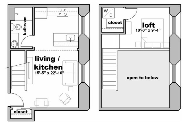 Floorplan - Lofts on Prospect