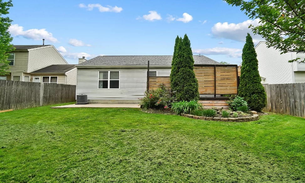 Recent Landcaping in Backyard - 2338 Nottaway Ct