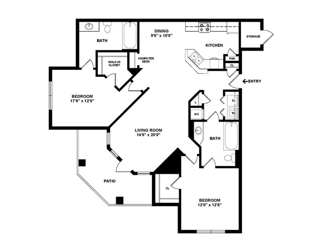 Floorplan - Cortland at Twin Creeks