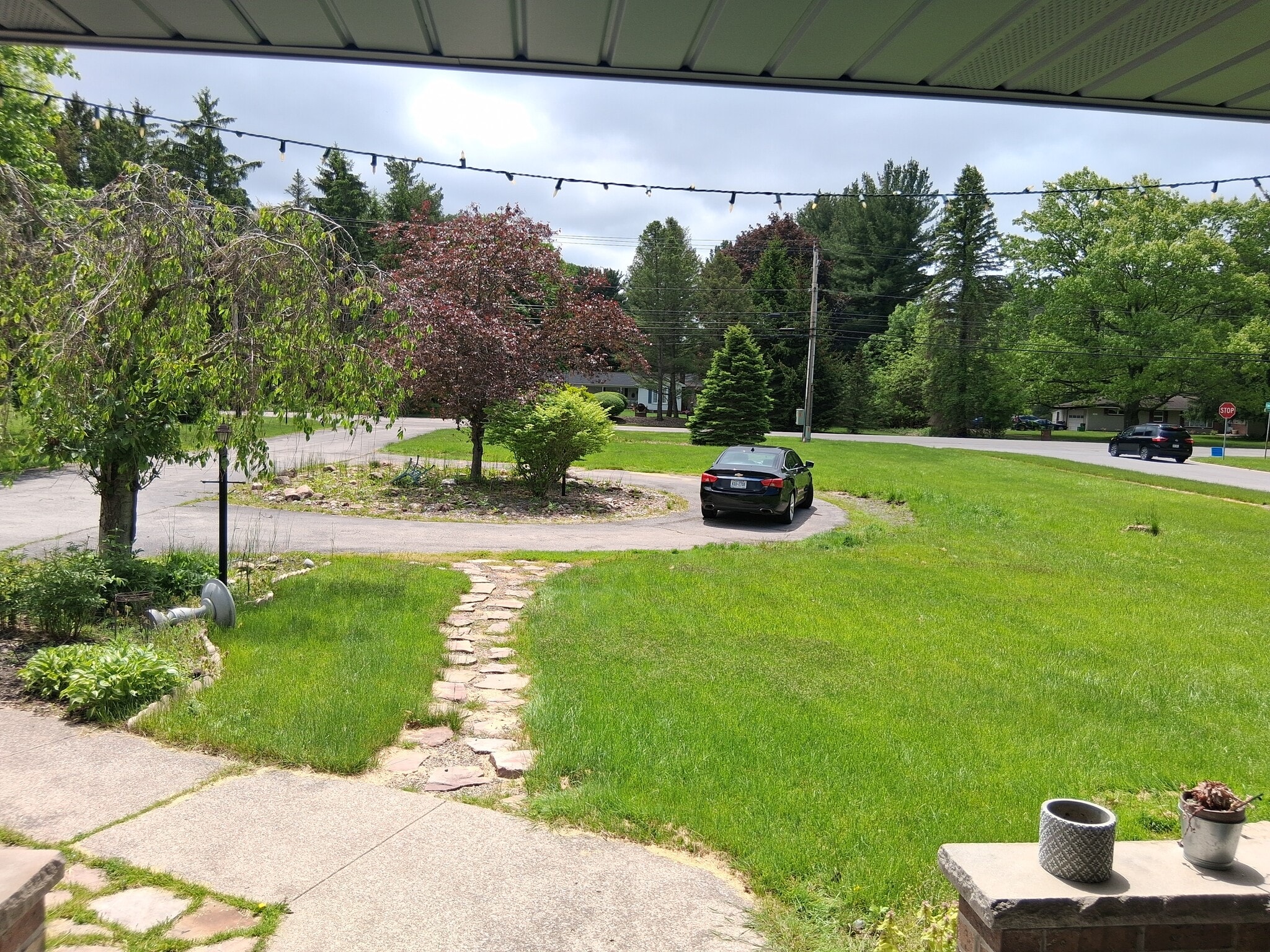 Exterior Front View from porch - 2710 English Rd