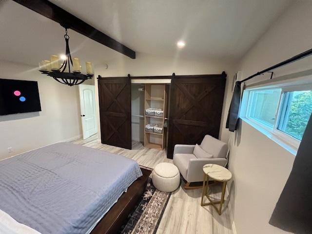 Bedroom View of Extra Large Double Closet - 28445 Lewis Pl