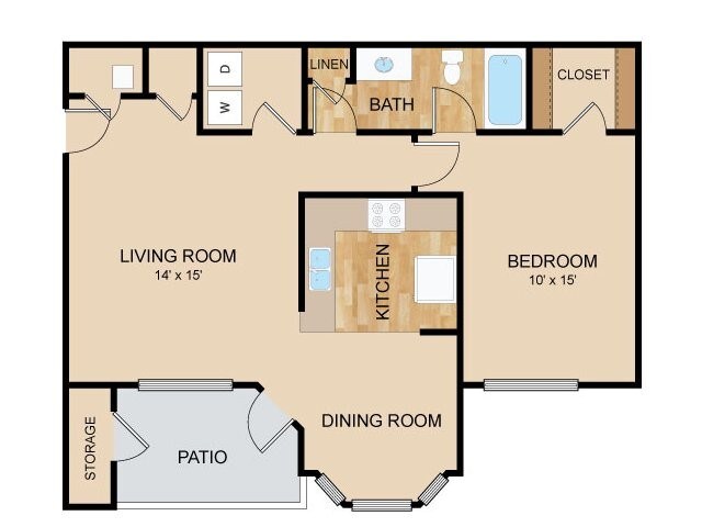 Floorplan - Autumn Grove Apartments