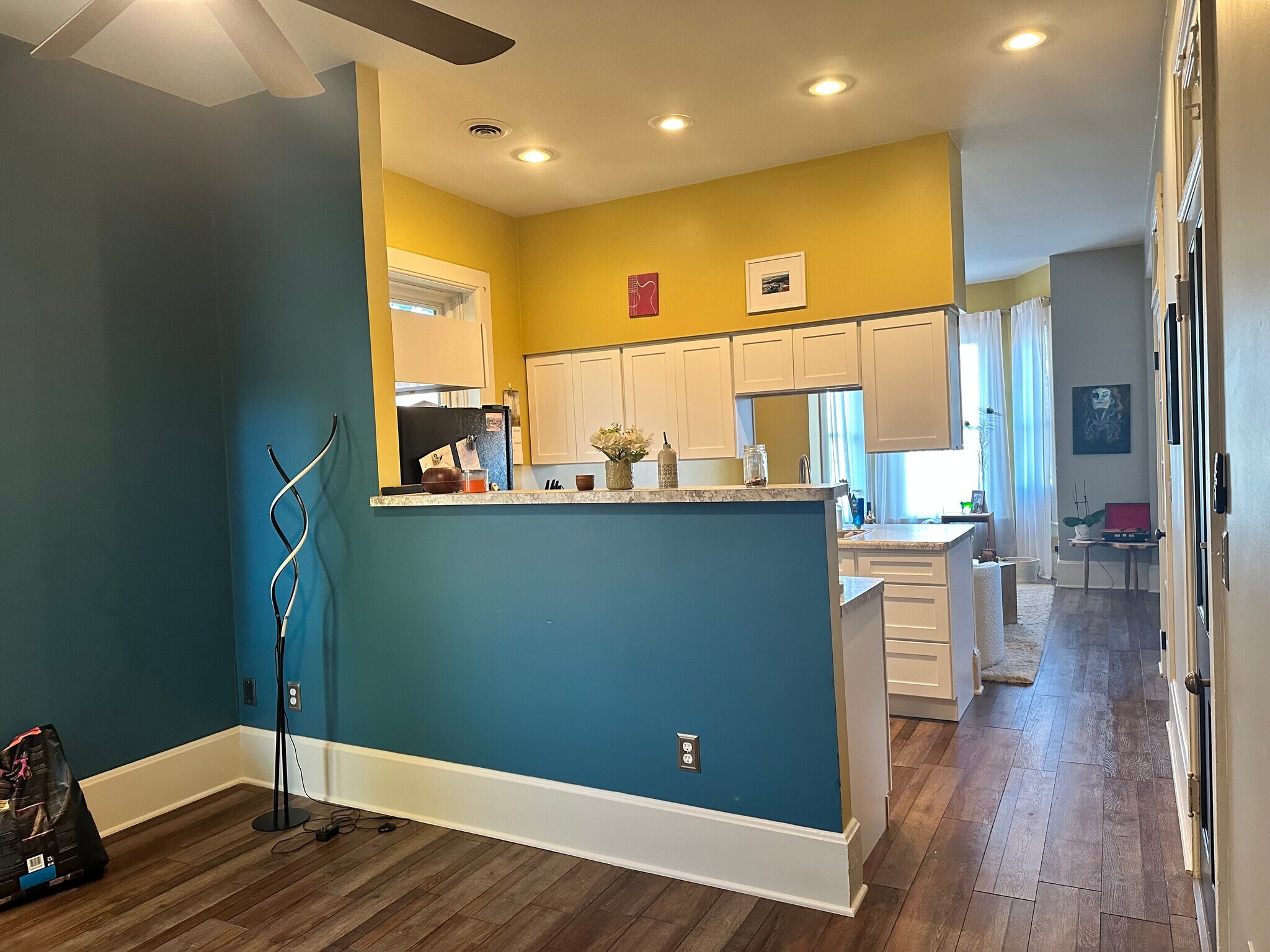 Dining room view of kitchen - 1633 Main St