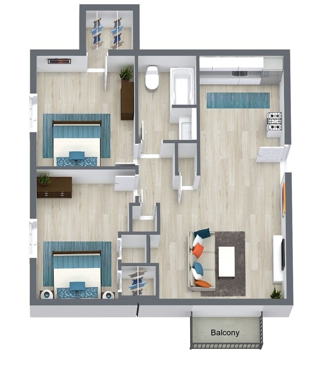 Floorplan - Campus View Apartments