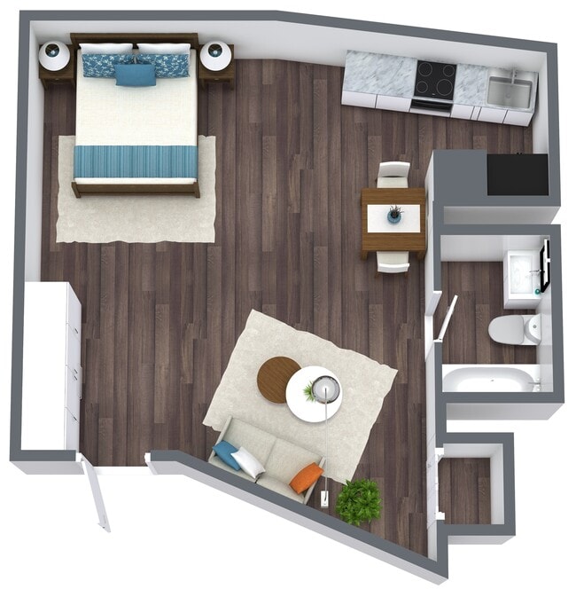 Blanche floorplan - Harter House