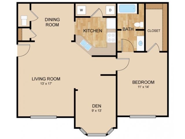 Floorplan - Autumn Grove Apartments