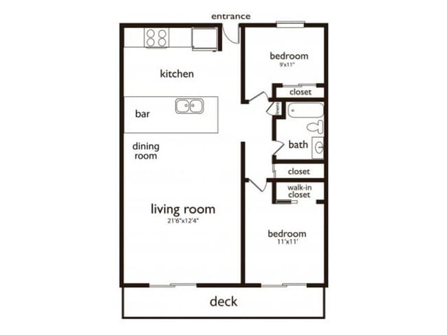 2 Bedroom B - Oak Creek