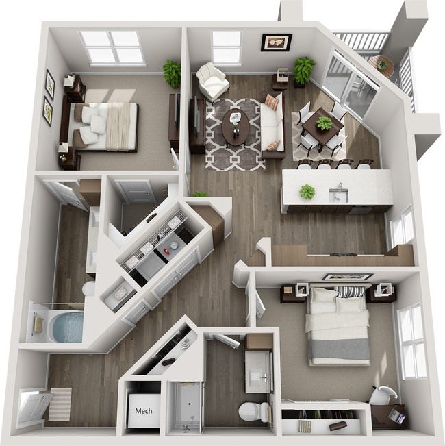 Floorplan - Lantower Weston Corners