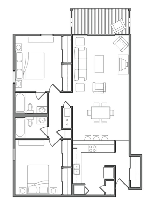 2BR/2BA - Bluffs at Devou Park