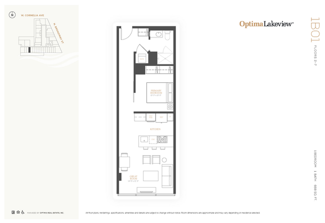 Floorplan - Optima Lakeview