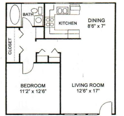 1BR/1BA - Villas Las Toronjas