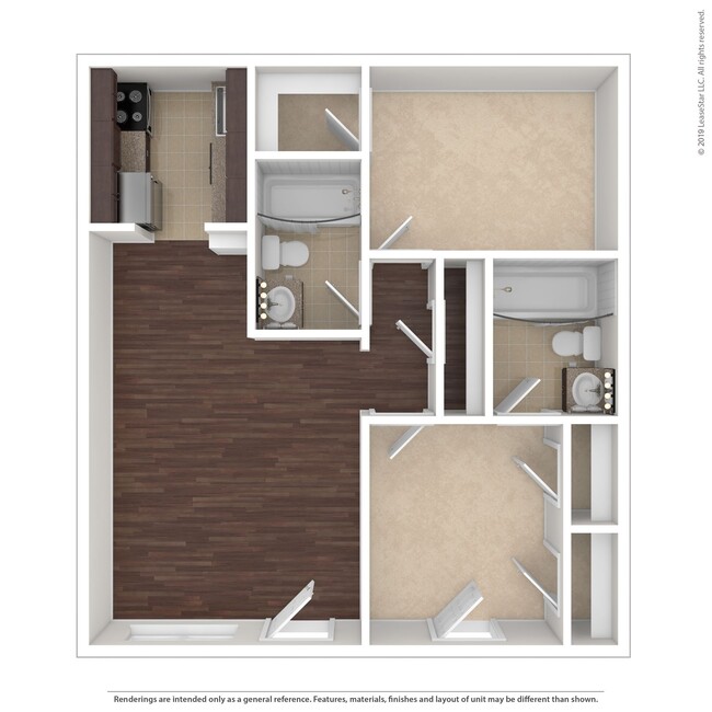 Floorplan - Loreto Apartment Homes