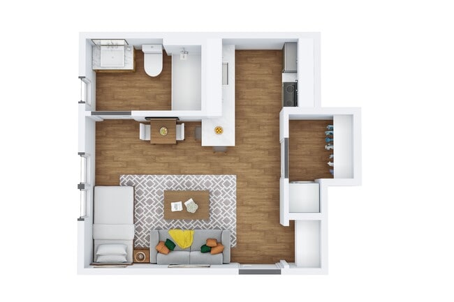 Floorplan - University Flats Phase II