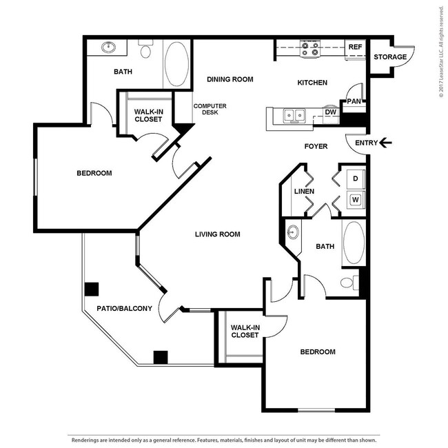 Floorplan - Cortland Fossil Creek