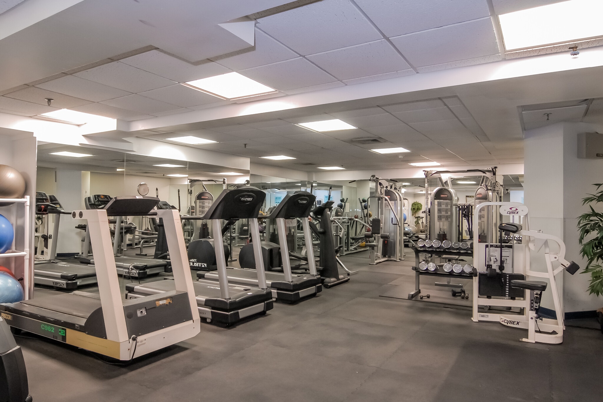 On-site fitness center for residents. - 25 Rockledge Ave