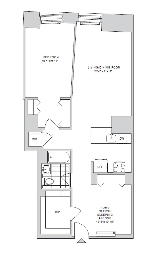 Floorplan - 70 Pine Apartments