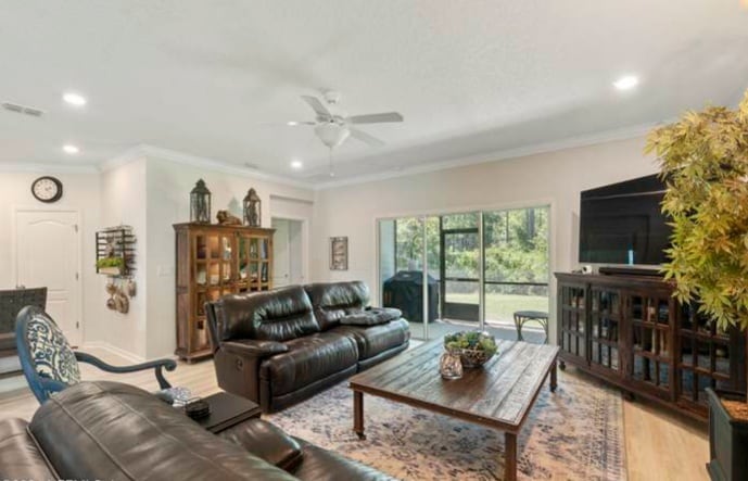 Living room - facing patio/preserve - 2574 Las Calinas Blvd