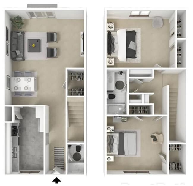 Floorplan - Sunset Grove Apartments