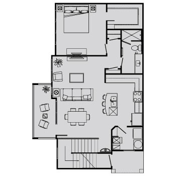 Floorplan - BelleMeade Apartments