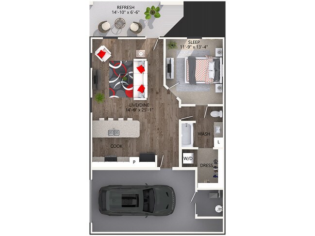 Floorplan - Reatta Ranch Apartments