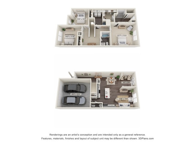 Floorplan - 1082 Townhomes